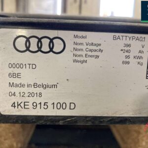 Used EV Battery Pack - Audi e-tron GT, 2021- - 95 kWh 95000+MVA - Image 6